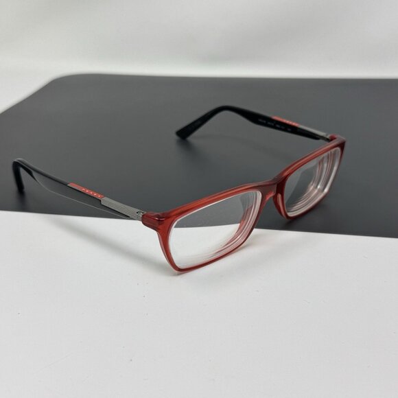 PRADA Red Eyeglasses Frame VPS 01B  AB9-1O1 54 [] 16 140 - Picture 1 of 16
